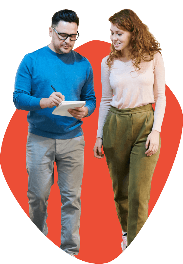 B2E-Services_Internal-Comms_two-people-talking_01 B2E-Services_Internal-Comms_two-people-talking_01